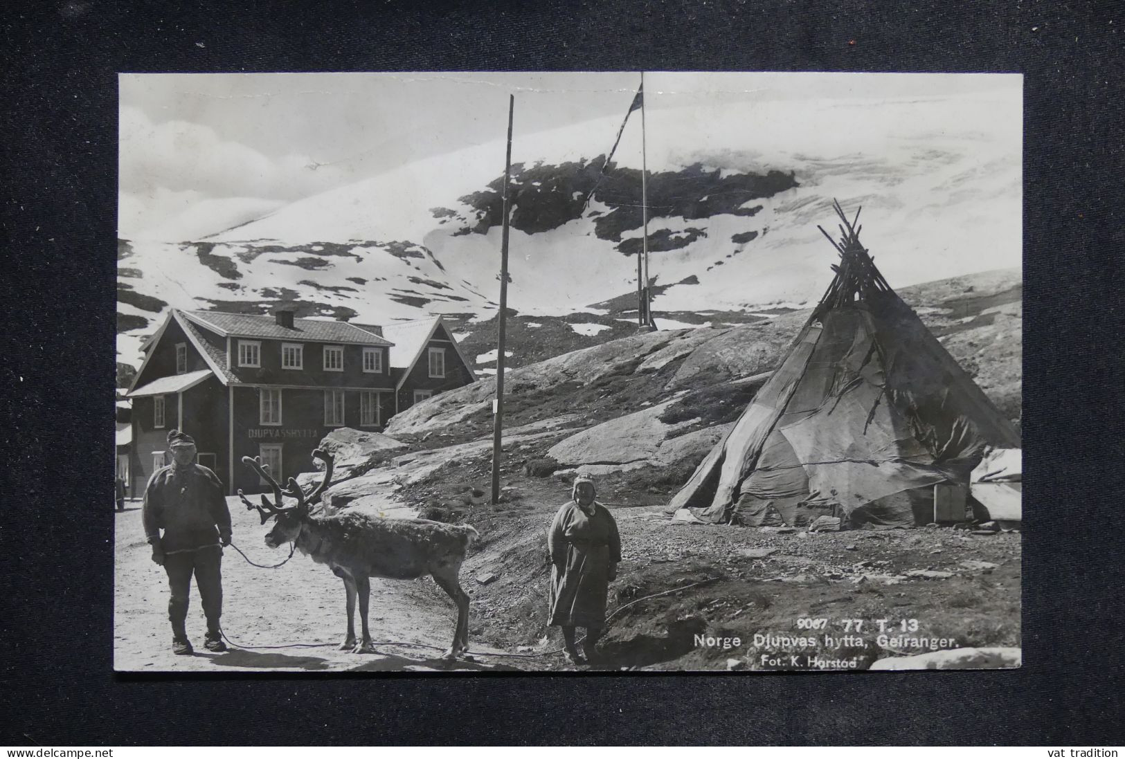 NORVÈGE - Oblitération De Geiranger Sur Carte Postale Pour La France En 1937  - L 151005 - Lettres & Documents