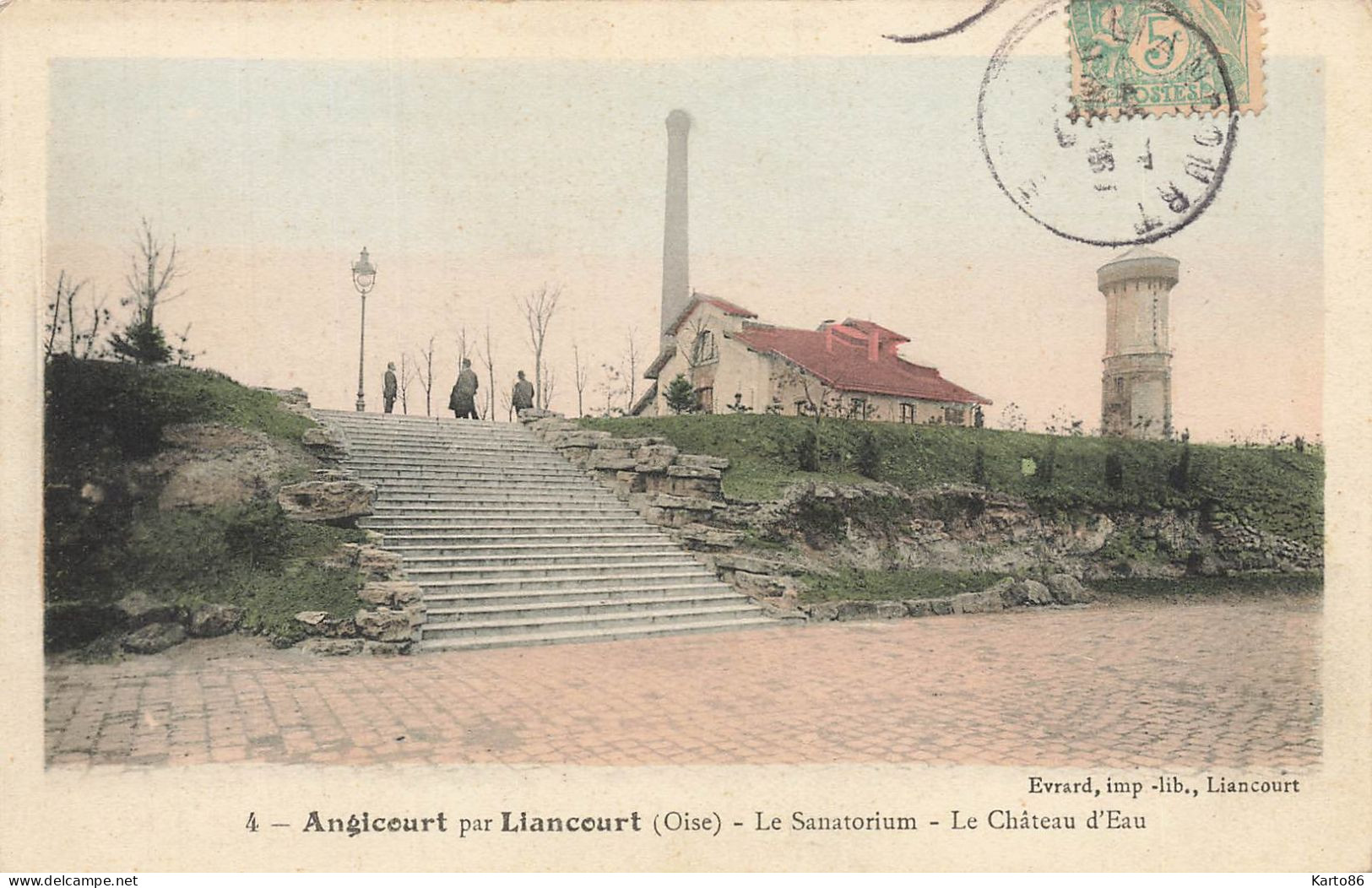 Angicourt * Par Liancourt * 5 Cpa * Le Sanatorium * établissement Médical - Other & Unclassified