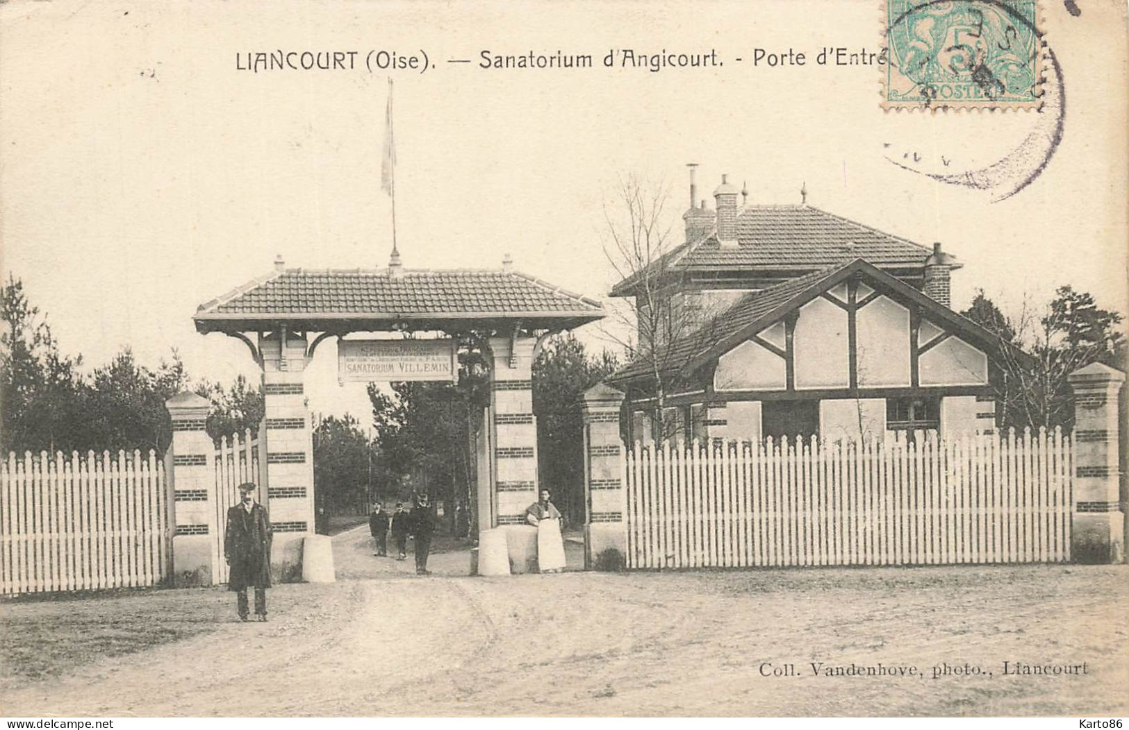 Angicourt * Par Liancourt * 5 Cpa * Le Sanatorium * établissement Médical - Other & Unclassified