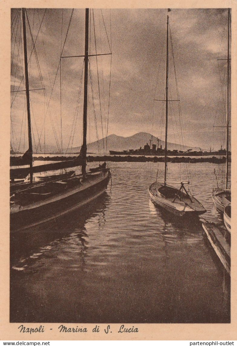 Cartolina - Postcard /  Viaggiata /  Napoli -  Marina Di S. Lucia.  ( Gran Formato ) - Napoli (Naples)