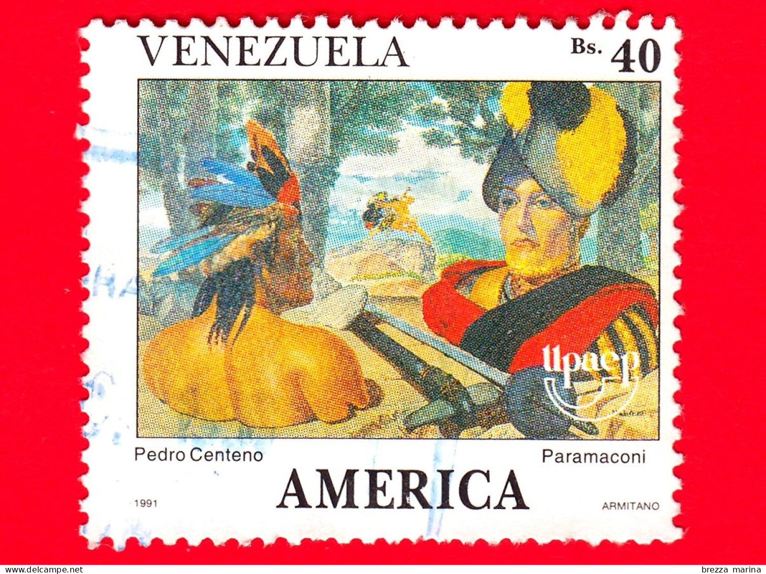 VENEZUELA - Usato - 1991 - America Al Momento Della Scoperta - Paramaconi E Garcia Gonzalez - 40 - Venezuela