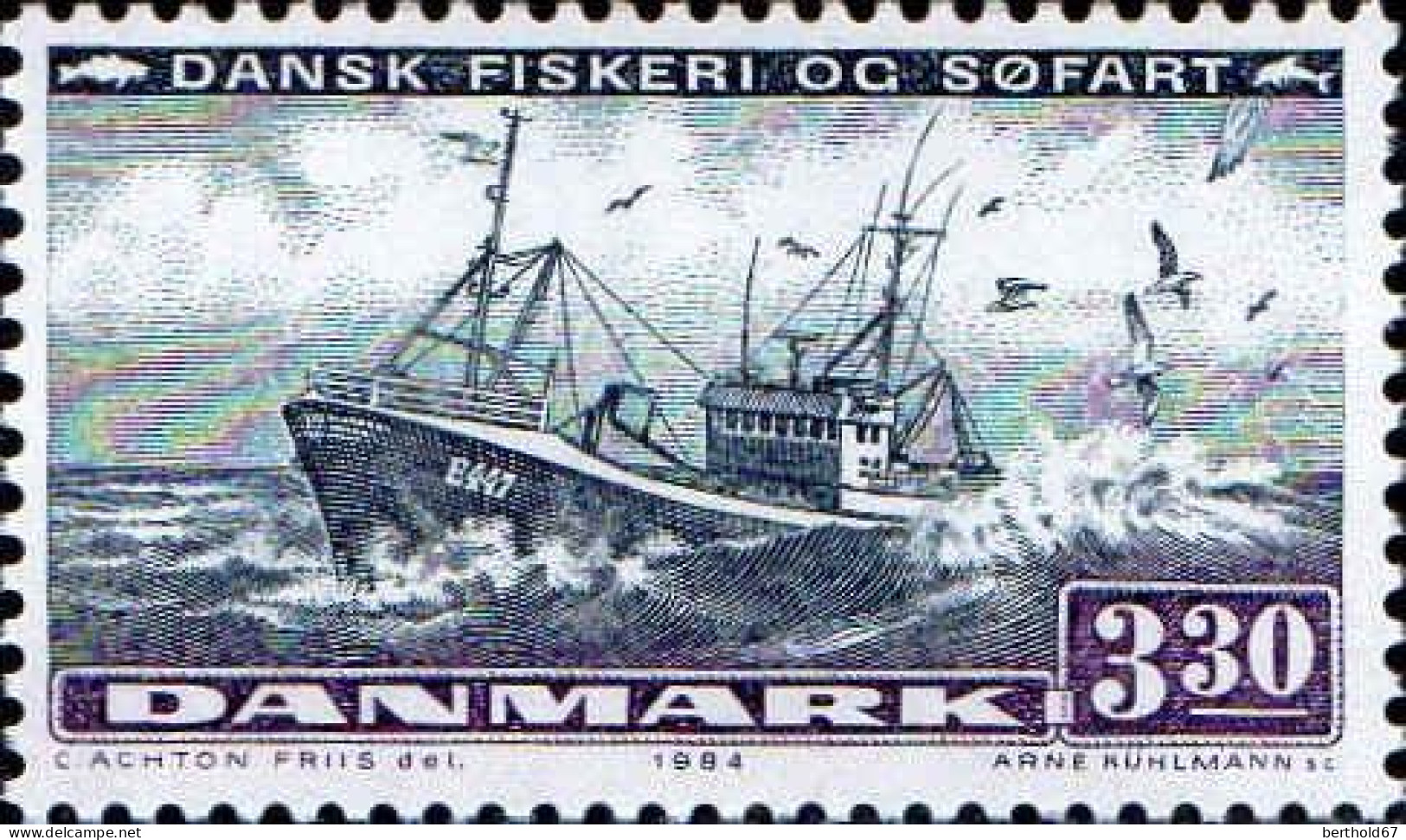 Danemark Poste N** Yv: 817 Mi:815 La Pèche - Unused Stamps
