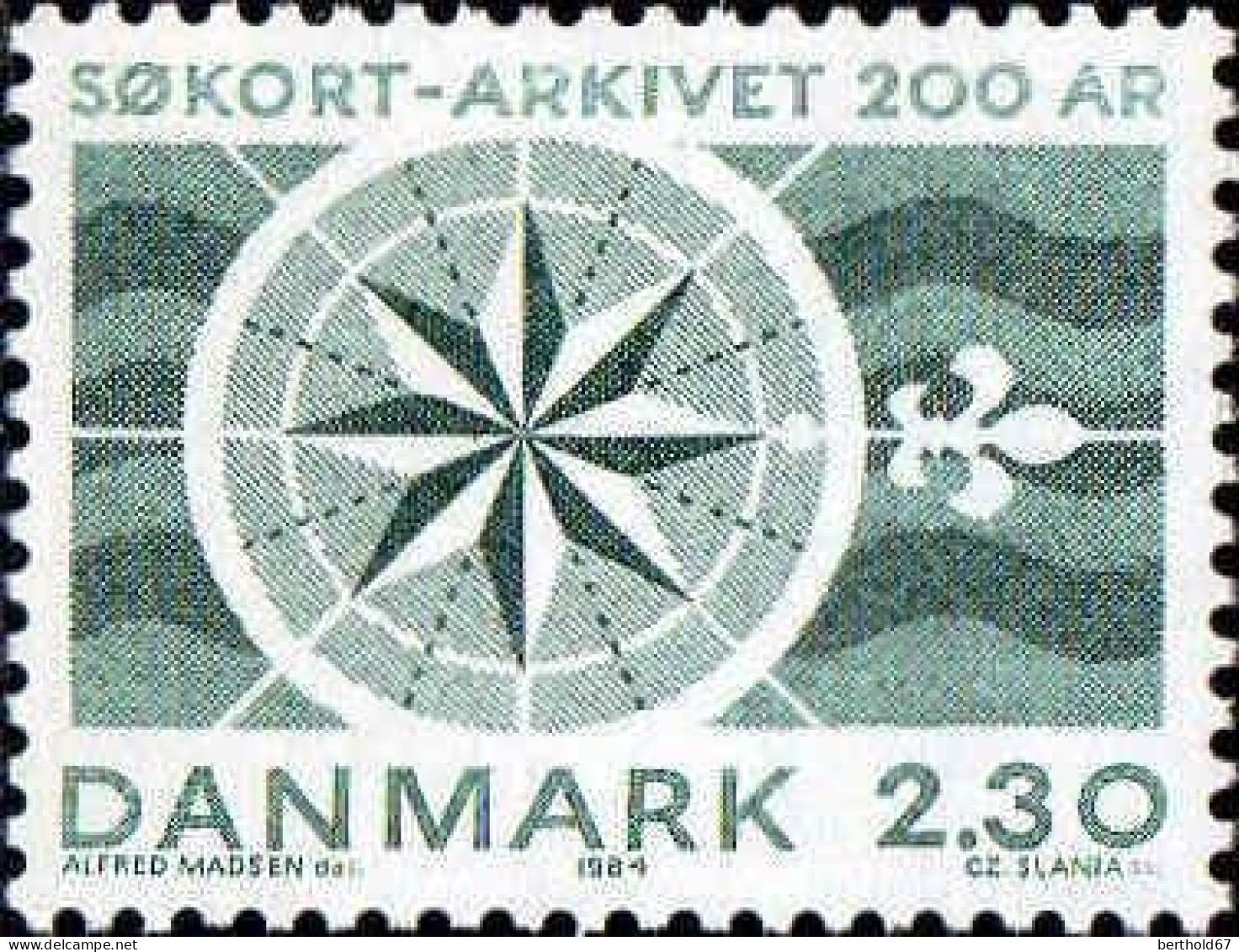Danemark Poste N** Yv: 806 Mi:802 Bicentenaire Du Département Hydrographique - Ongebruikt