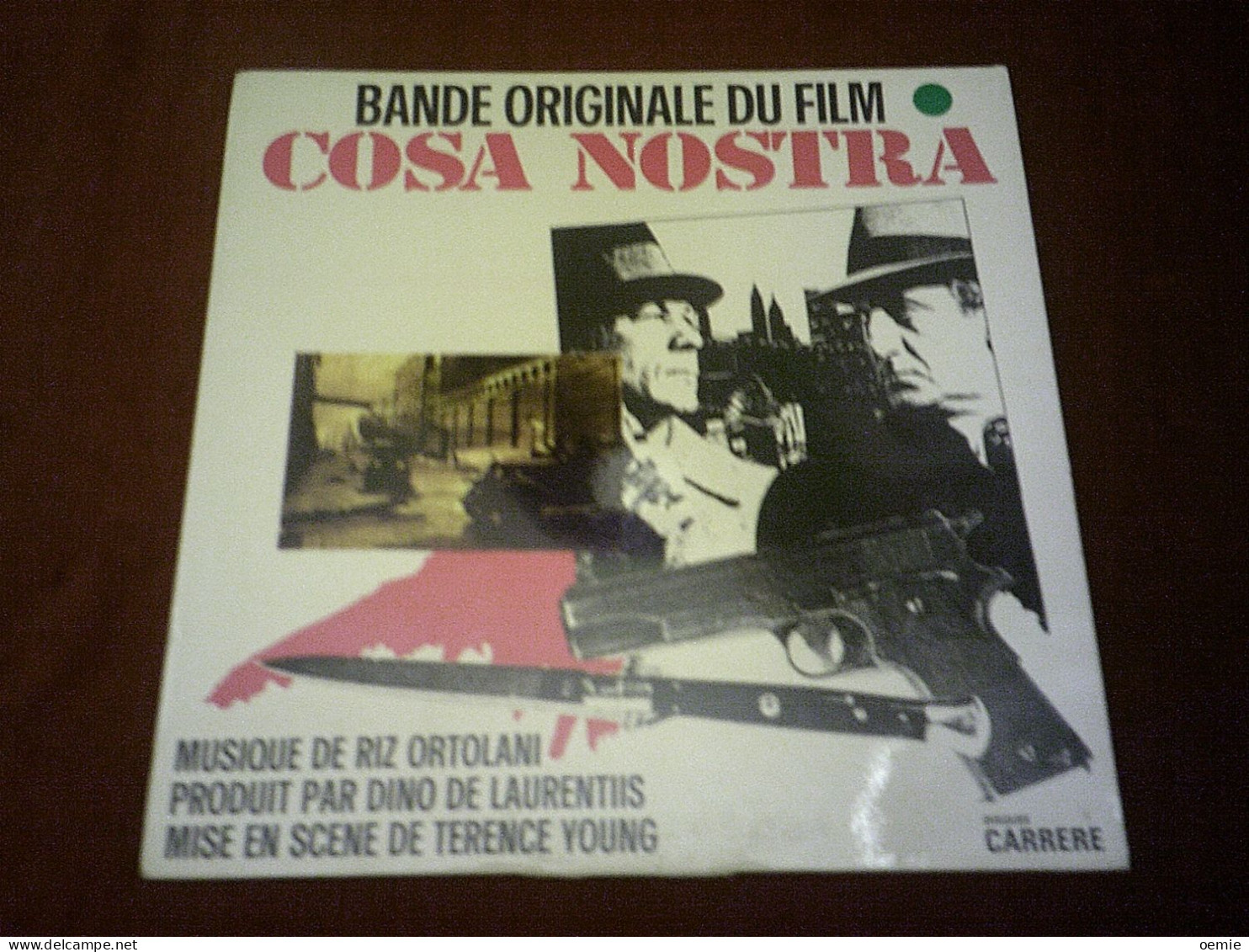 BANDE ORIGINALE DU FILM  COSA NOSTRA AVEC CHARLES BRONSON ET LINO VENTURA - Filmmuziek