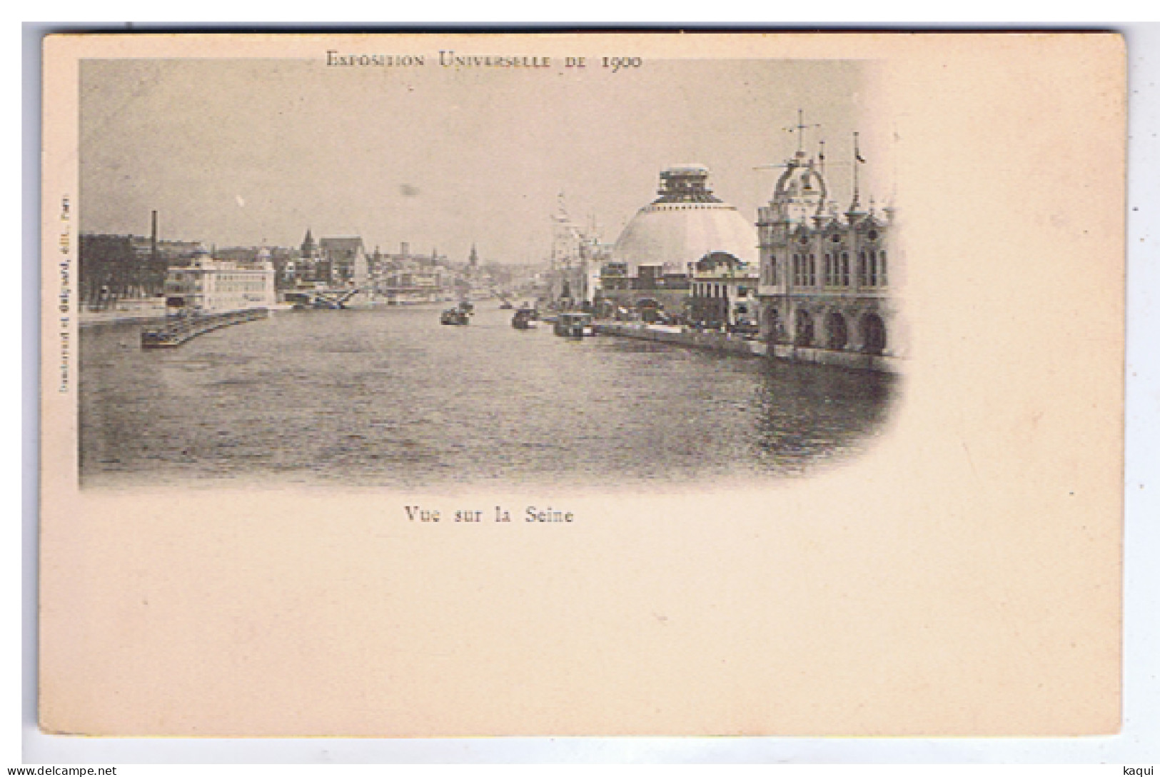 PARIS 1900 - Exposition Universelle - Vue Sur La Seine - Dambuyant Et Gaignard, édit. - Tentoonstellingen