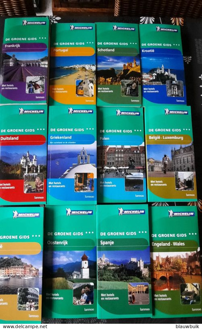 12x Michelin Groene Gids - Geography