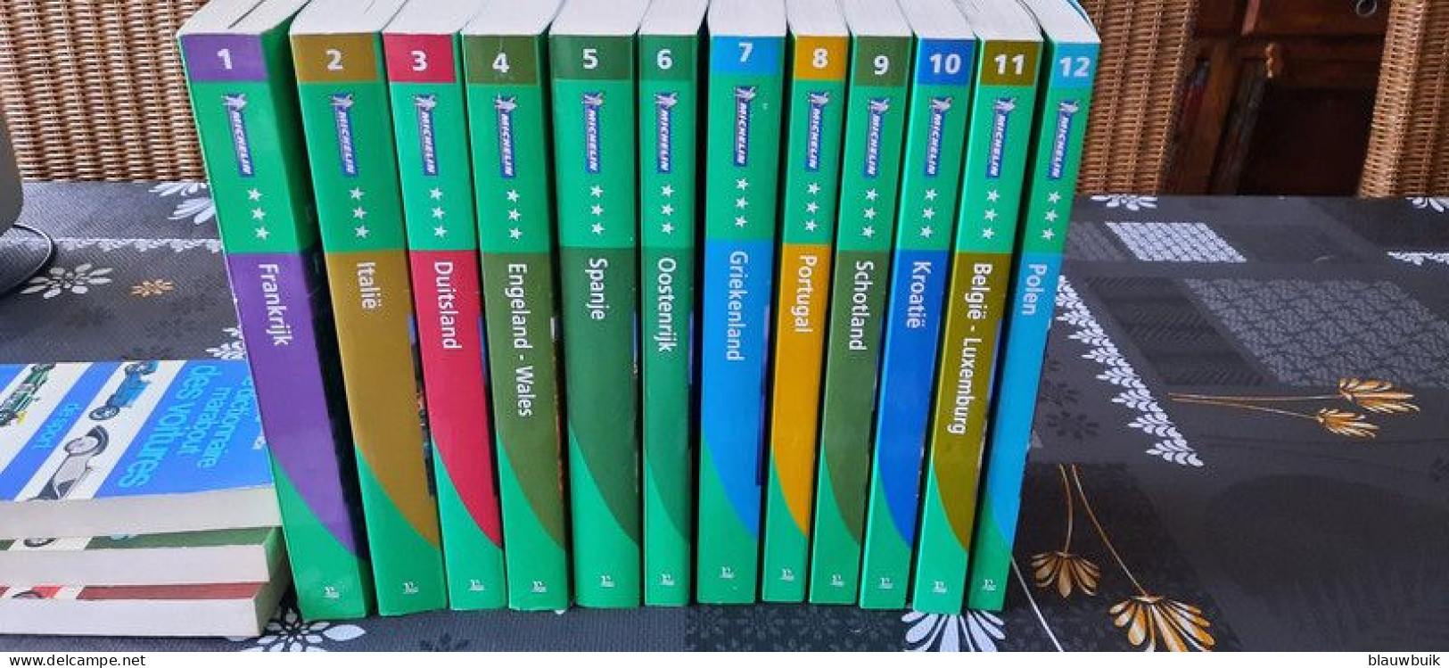 12x Michelin Groene Gids - Geografia