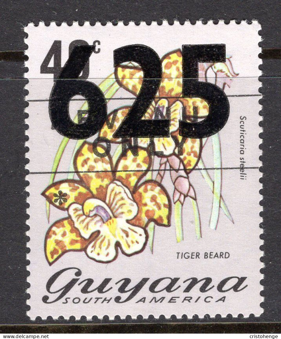 Guyana 1981 Surcharges - 625c On 40c Flower HM (SG 839) - Guyana (1966-...)