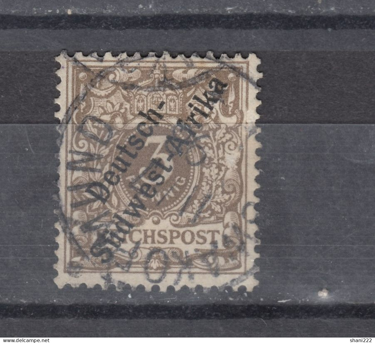 German South West Africa - 1897 3 Pf, With Hyphen, Vf Used (e-767) - Sud-Ouest Africain Allemand