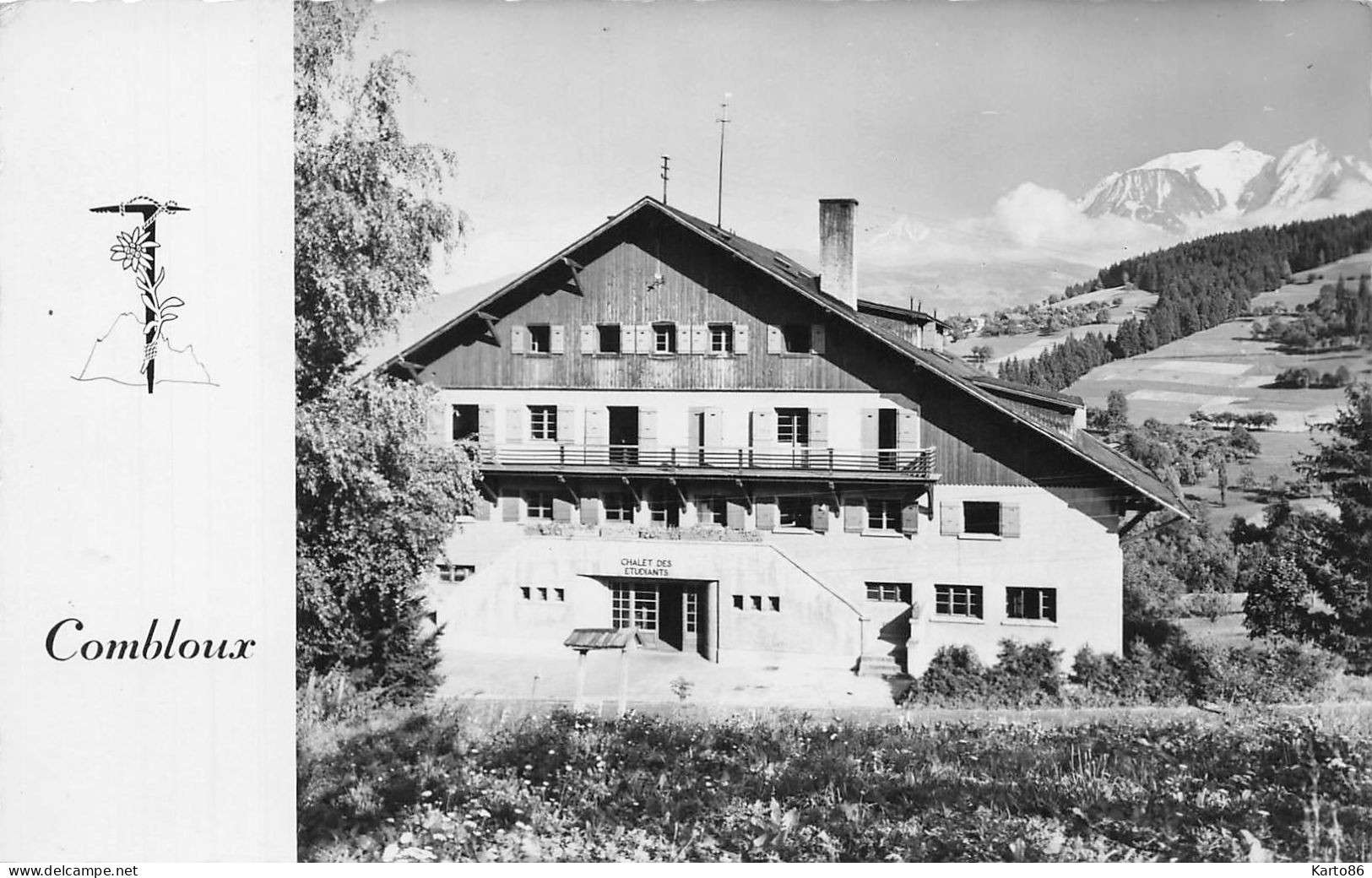 Combloux * Vue Sur Le Chalet Des étudiants - Combloux