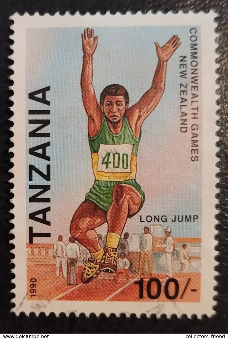 Tanzania Tansania - 1990 - Commonwealth Games, Long Jump / ATHLETICS ATHLETIEK ATHLETIK ATHLÉTISME ATLETICA - Used - Atletica