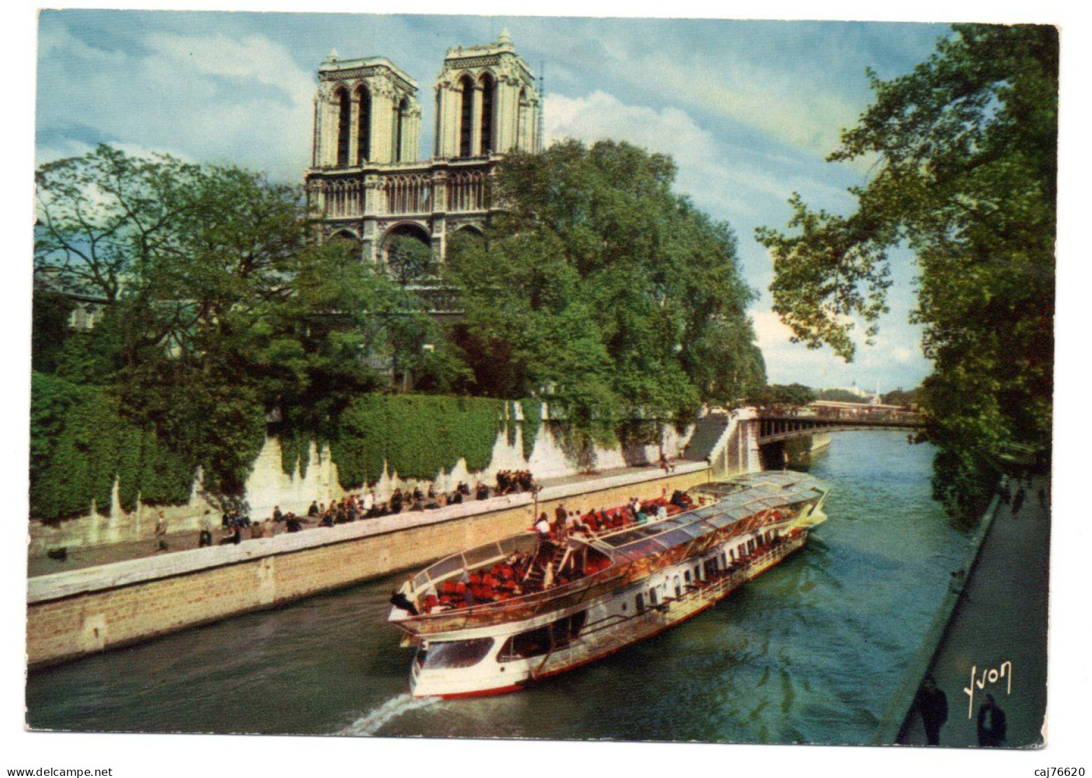 Paris ,notre-dame Et La Seine - Notre-Dame De Paris