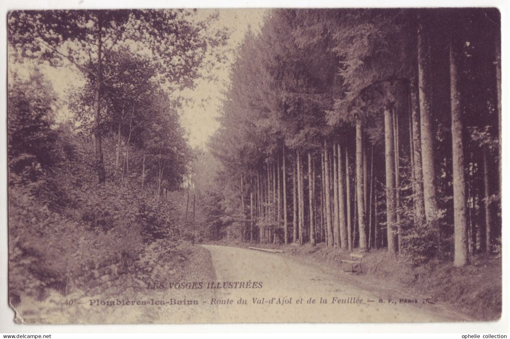 France - 88 - Plombières Les Bains - Route Du Val D'Ajol Et De La Feuillée - 6507 - Plombieres Les Bains