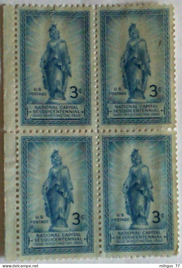 USA 1950 4 Used Stamps - Ongebruikt