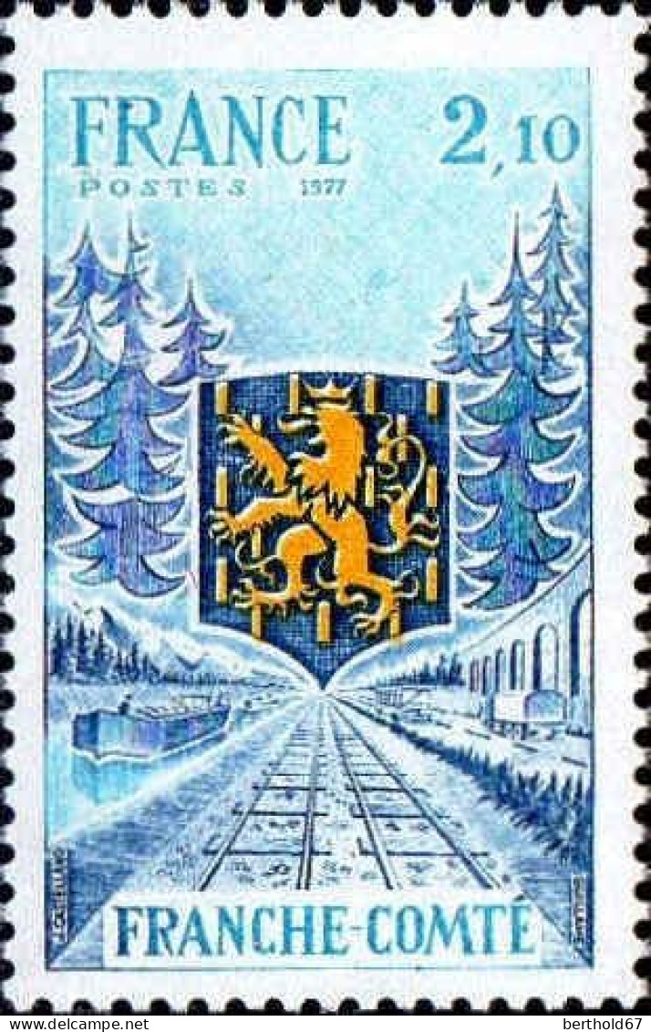 France Poste N** Yv:1916 Mi:2005 Franche-Comté Armoiries - Unused Stamps