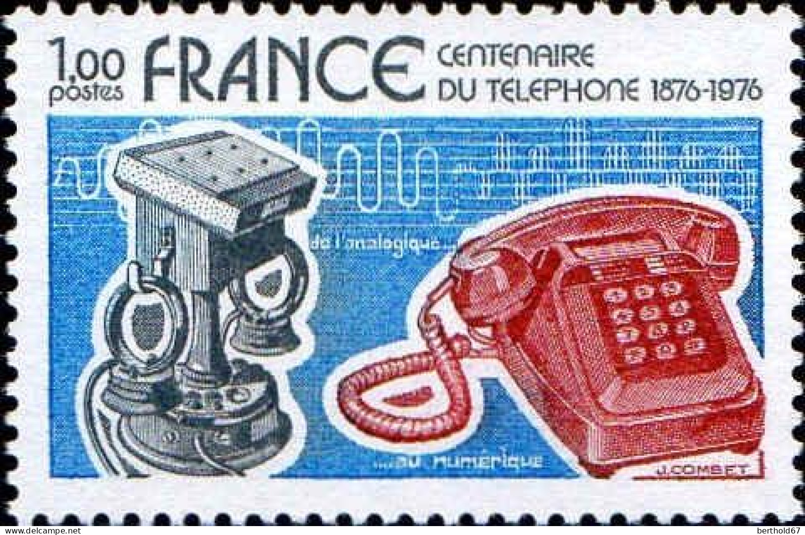 France Poste N** Yv:1905 Mi:1992 Centenaire Du Téléphone - Unused Stamps