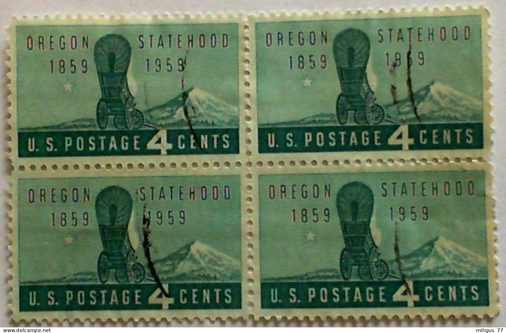 USA 1959 4 Used Stamps - Gebruikt