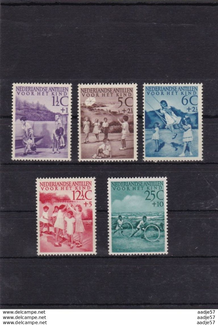 Nederlandse Antillen 1951 Voor Het Kind NVPH 234-238 MNH** - Curacao, Netherlands Antilles, Aruba