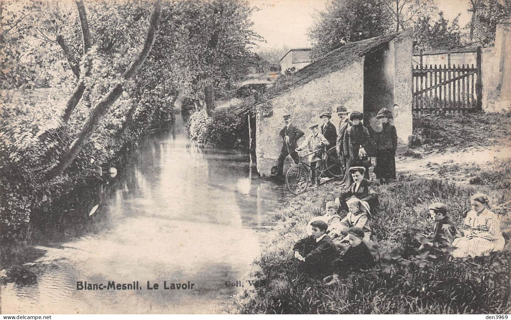 Le BLANC-MESNIL (Seine-Saint-Denis) - Le Lavoir - Ecrit 1917 (2 Scans) - Le Blanc-Mesnil