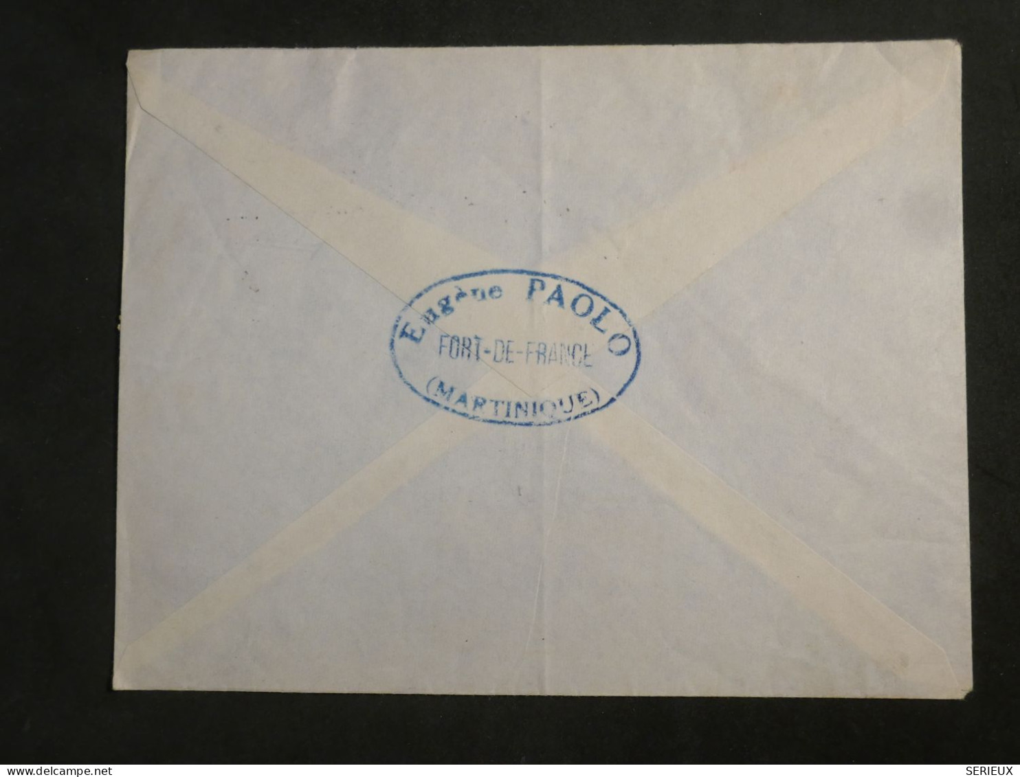 DM1 MARTINIQUE   BELLE  LETTRE  . 1948 FORT DE FRANCE  A BORDEAUX FRANCE +AFF.   INTERESSANT+ + - Lettres & Documents