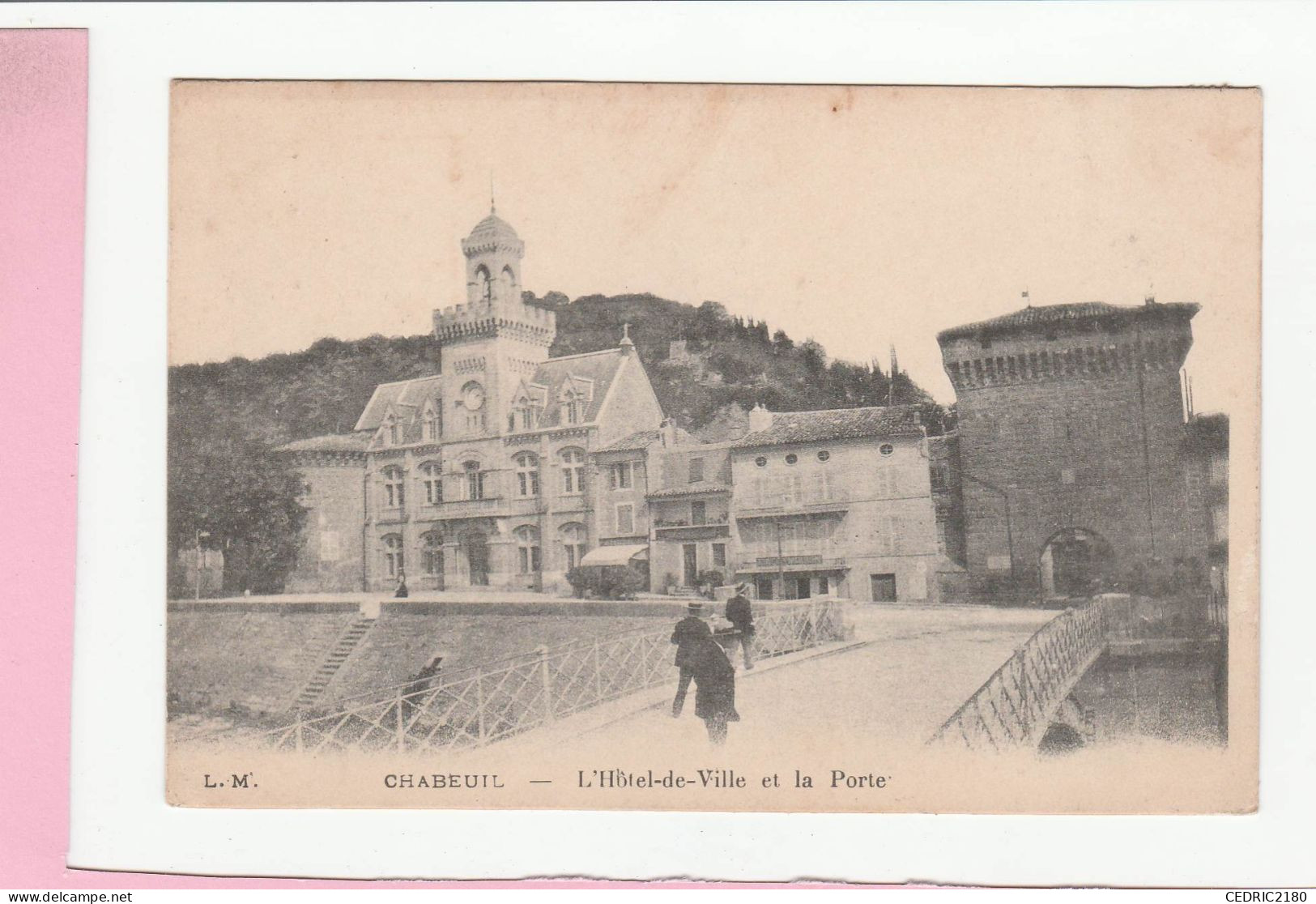 CHABEUIL L'HOTEL DE VILLE ET LA PORTE ANIMEE - Autres & Non Classés