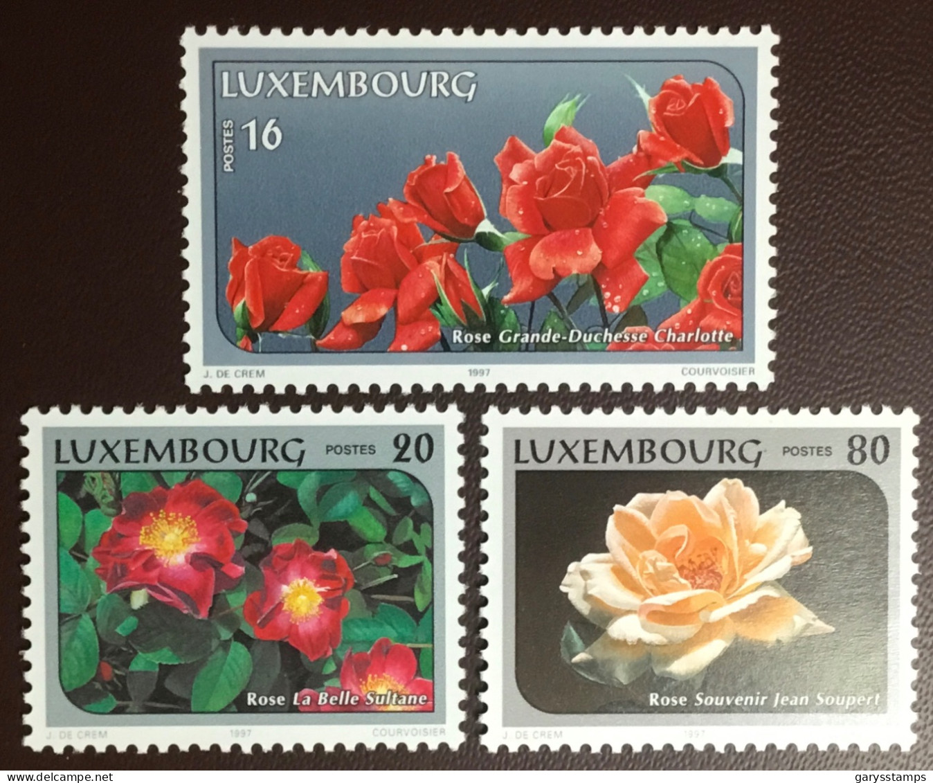 Luxembourg 1997 Rose Congress Roses Flowers MNH - Rose