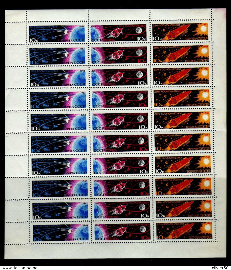 URSS - 1963 - Feuillet - Journee Du Cosmos - Neufs** - MNH - Nuovi