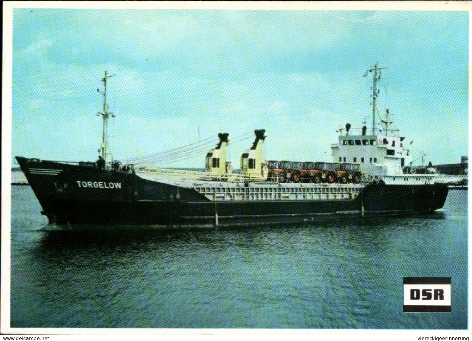 ! DDR Ansichtskarte Ship, DSR Schiff Torgelow, Frachter, Rostock - Cargos