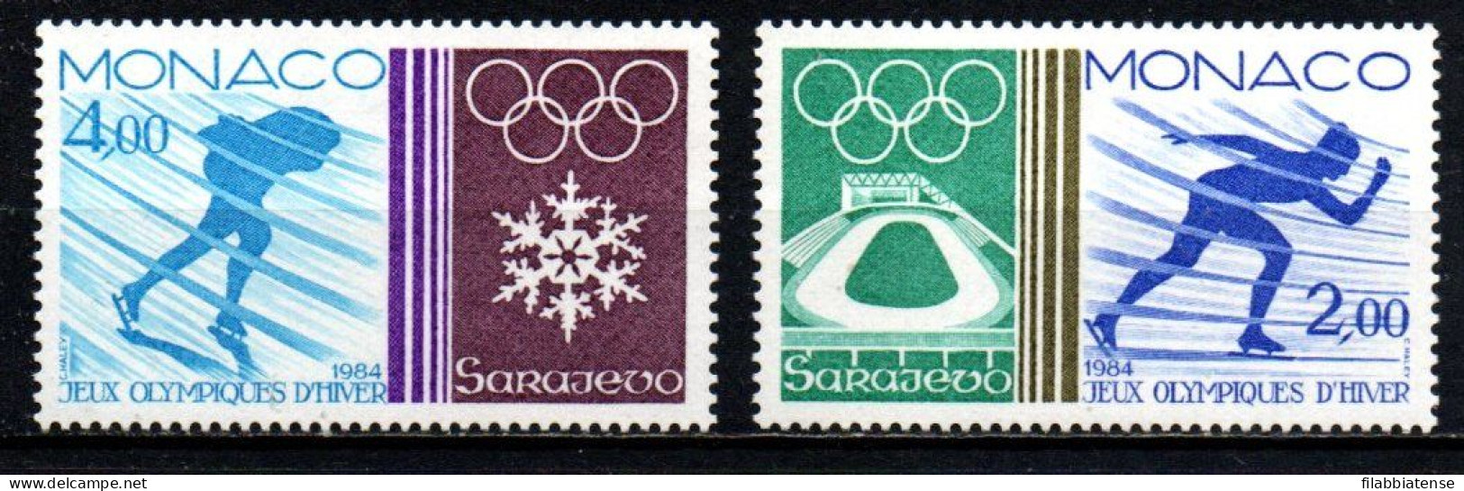 1984 - Monaco 1416/18 Olimpiadi Di Sarajevo      ---- - Neufs