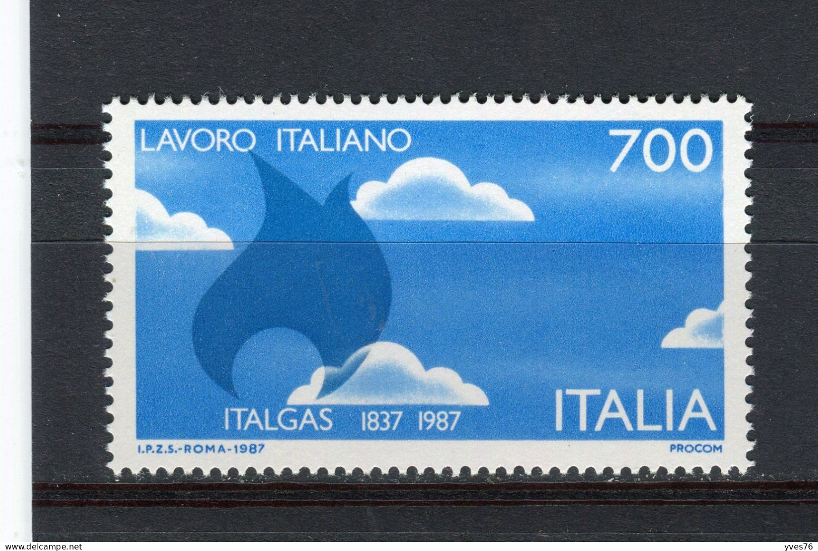 ITALIE - Y&T N° 1736** - MNH - Italgas - 1981-90: Neufs