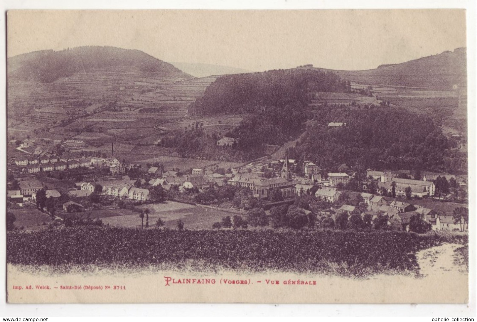 France - 88 - Plainfaing - Vue Générale - 6512 - Plainfaing