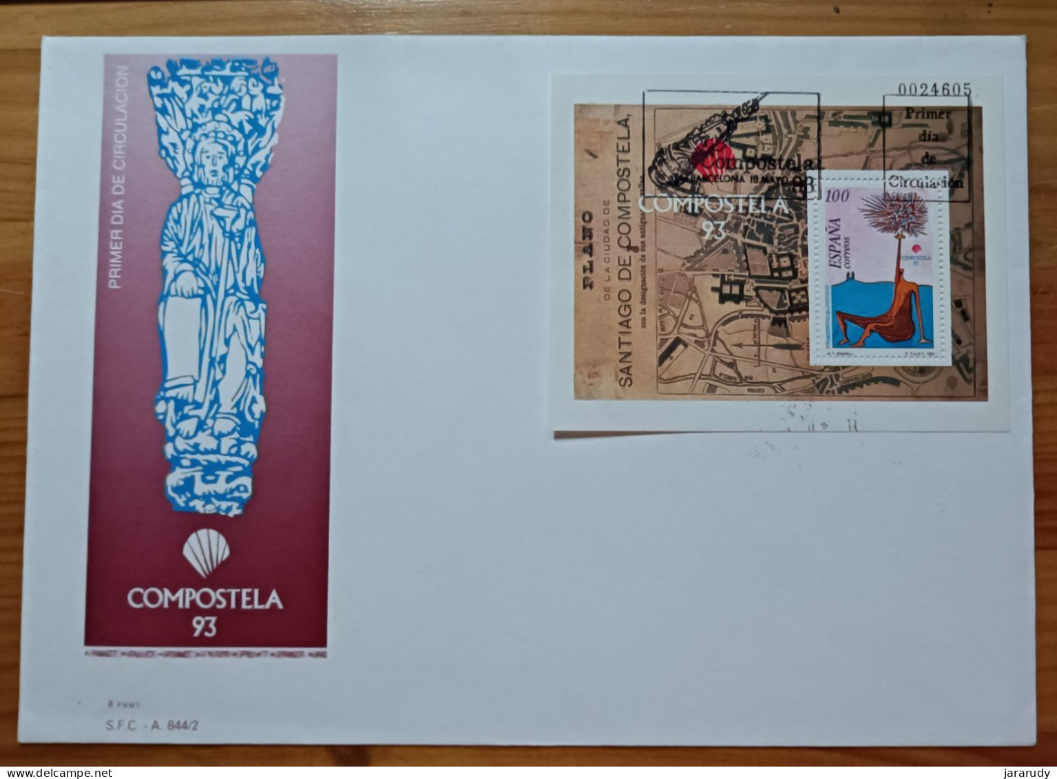 ESPAÑA RELIGIÓN 1993 FDC/SPD MNH - FDC