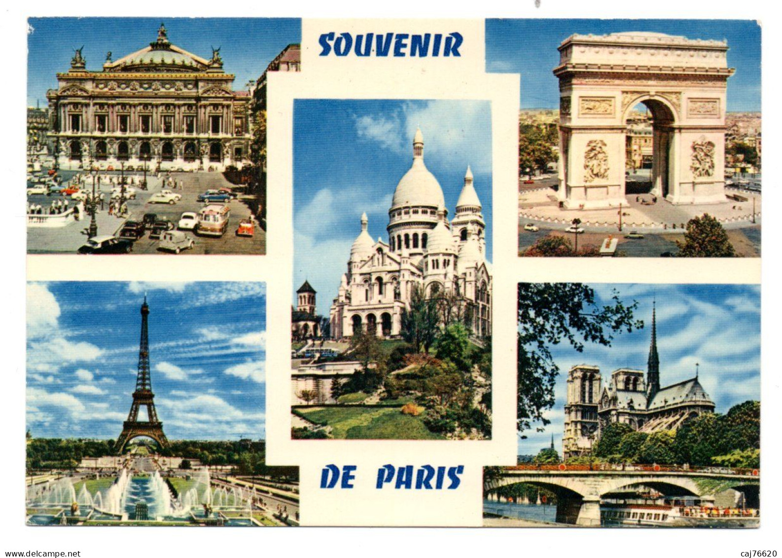 Paris,opéra,tour Eiffel, Sacré Coeur , Arc De Triomphe,notre Dame - Viste Panoramiche, Panorama