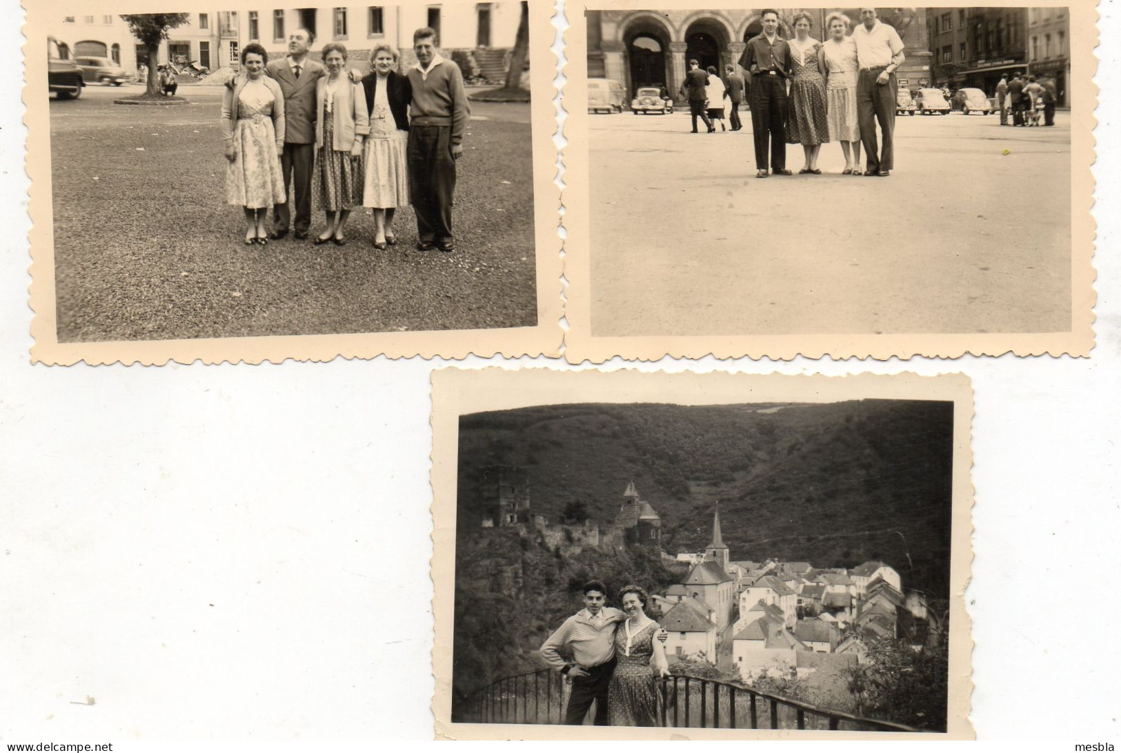 3 Photos Anciennes -  Voyage Au LUXEMBOURG  - 1956 - Europe