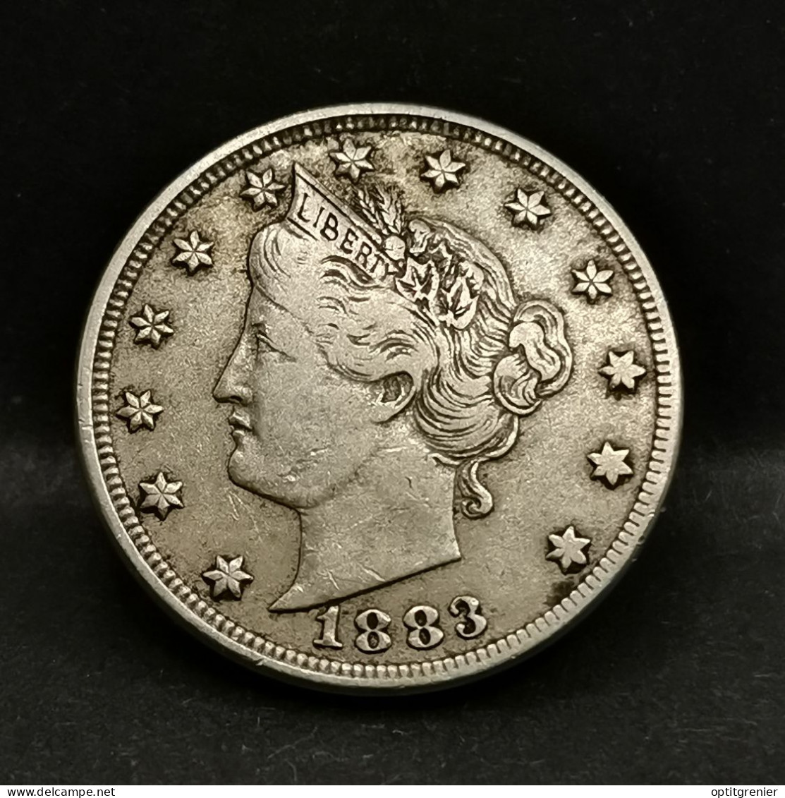 5 CENTS LIBERTY NICKEL AVEC CENTS 1883 USA - 1883-1913: Liberty