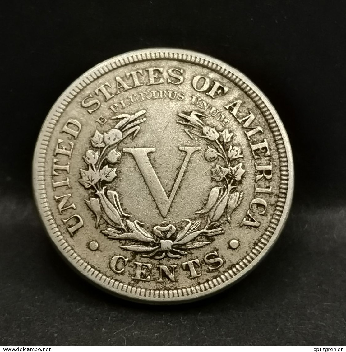 5 CENTS LIBERTY NICKEL AVEC CENTS 1883 USA - 1883-1913: Liberty (Liberté)