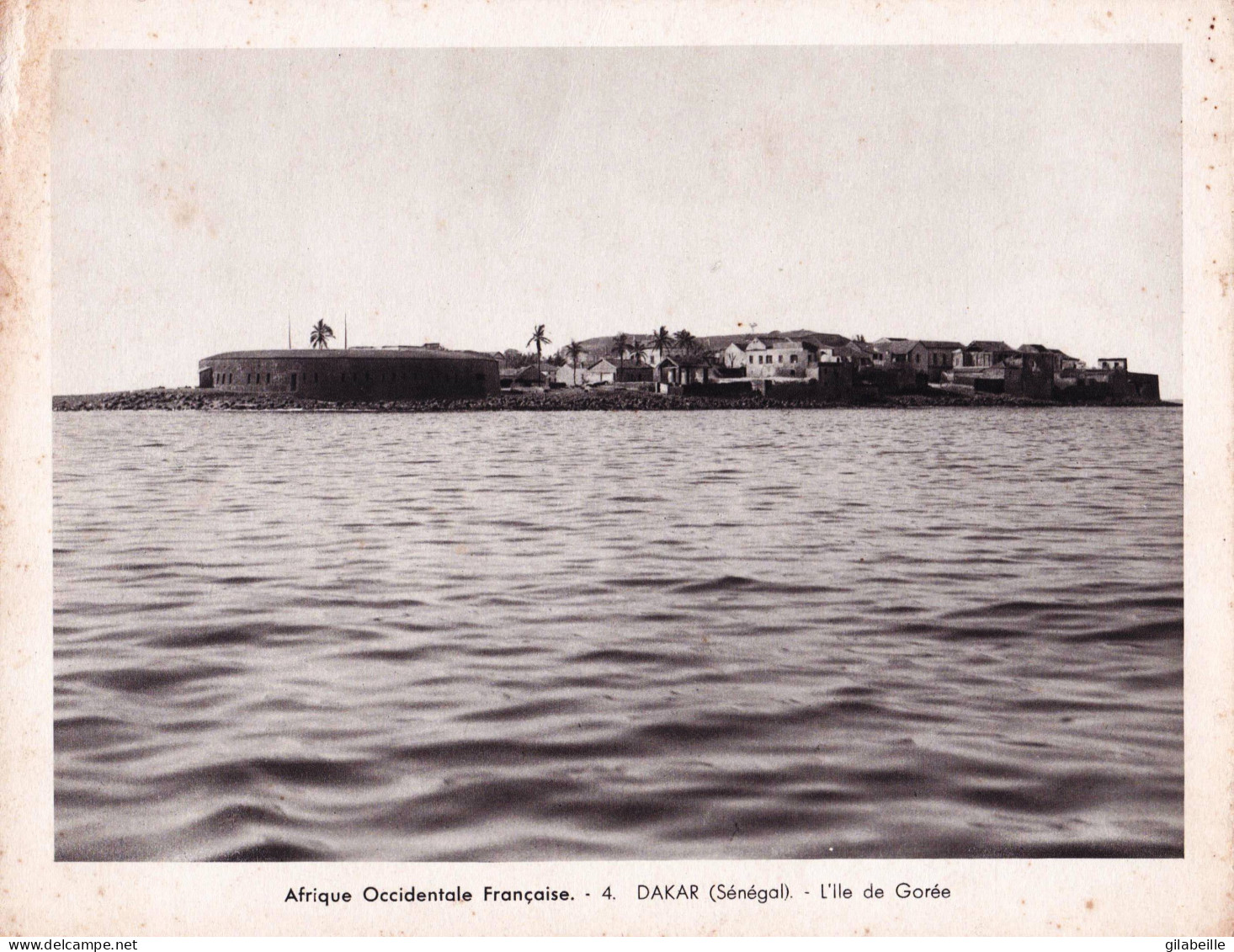 Gravure Photographique - Afrique Occidentale Francaise - DAKAR - L'ile De Gorée - Zonder Classificatie
