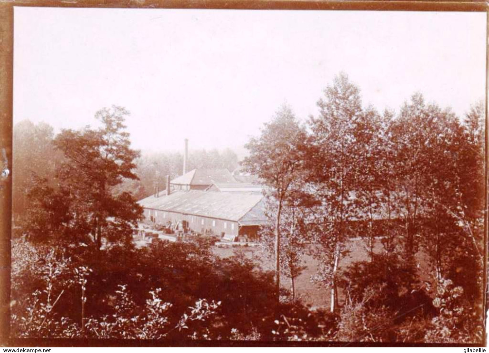 Photo Originale 1889 - WASSY (haute Marne  )  Usine Des Petits Champs - Luoghi