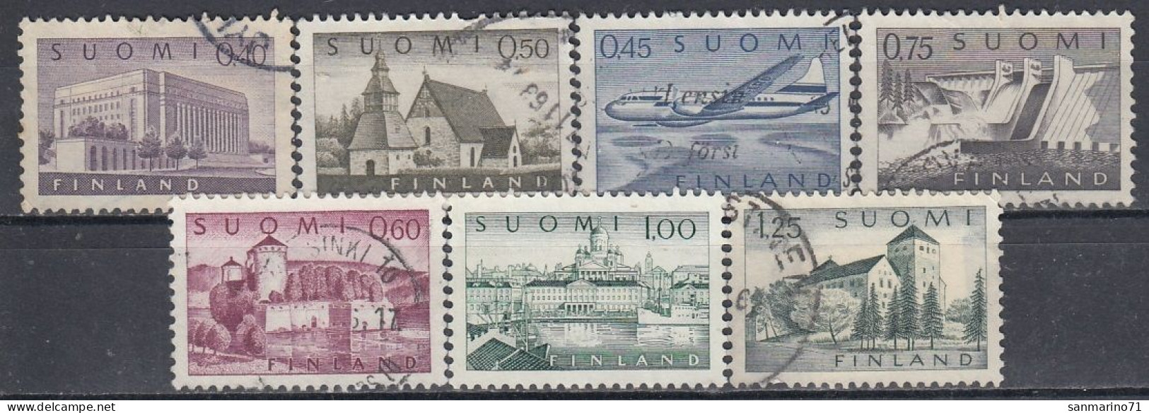 FINLAND 562-568,used,falc Hinged - Used Stamps