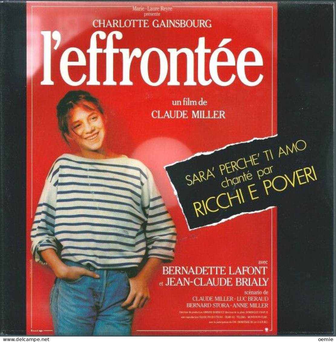 BANDE ORIGINALE DU FILM AVEC  CHARLOTTE GAINSBOURG   L'EFFRONTEE  CHANTE PAR RICCHI POVERI - Soundtracks, Film Music