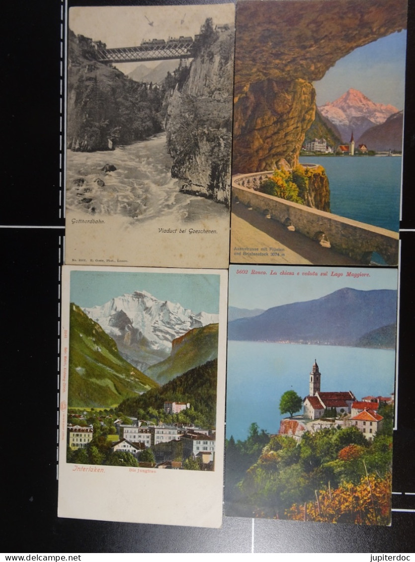 Lot de 32 CPA de Suisse