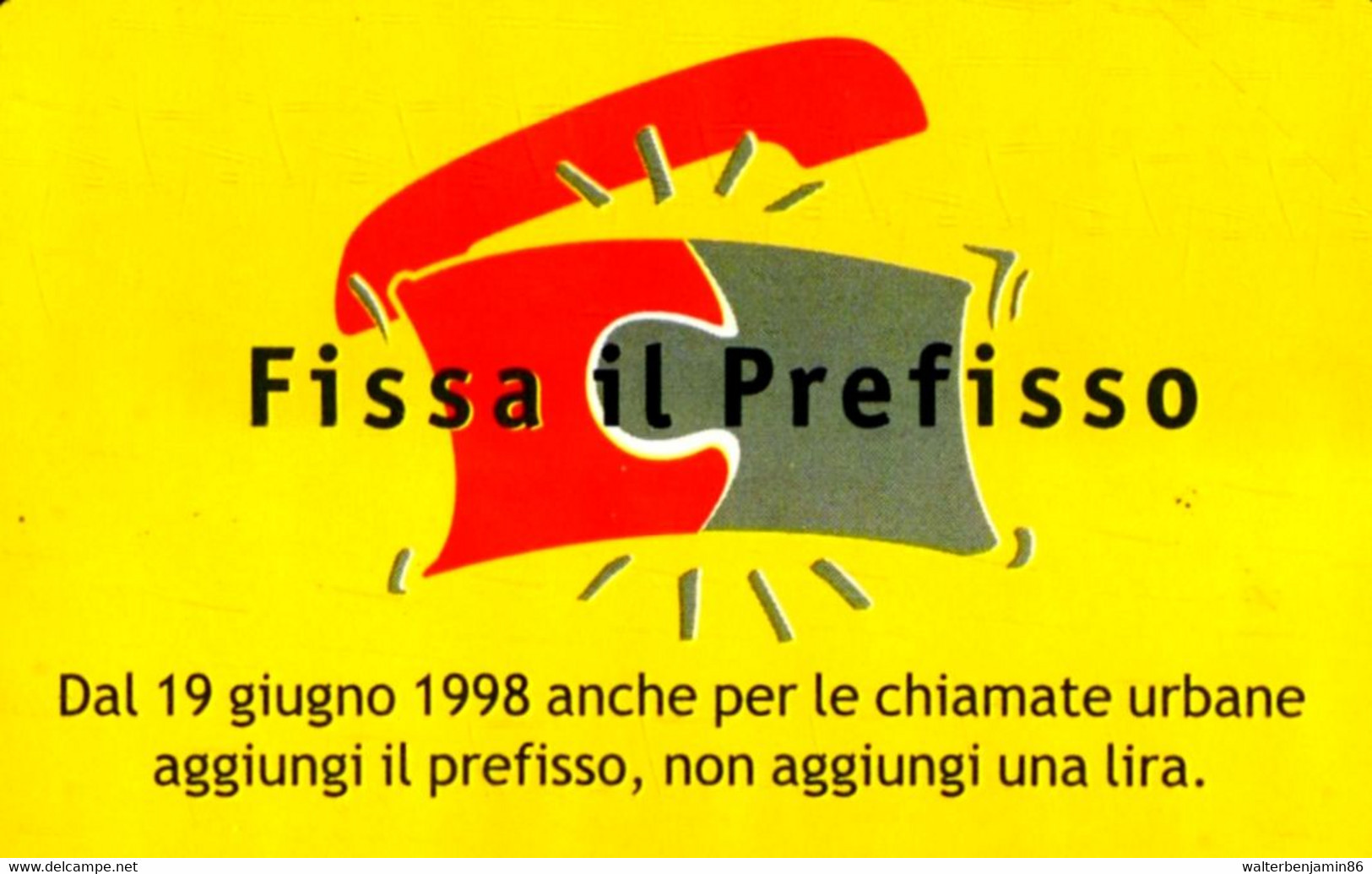 G 825 C&C 2897 SCHEDA TELEFONICA NUOVA MAGNETIZZATA FISSA IL PREFISSO - Öff. Werbe-TK