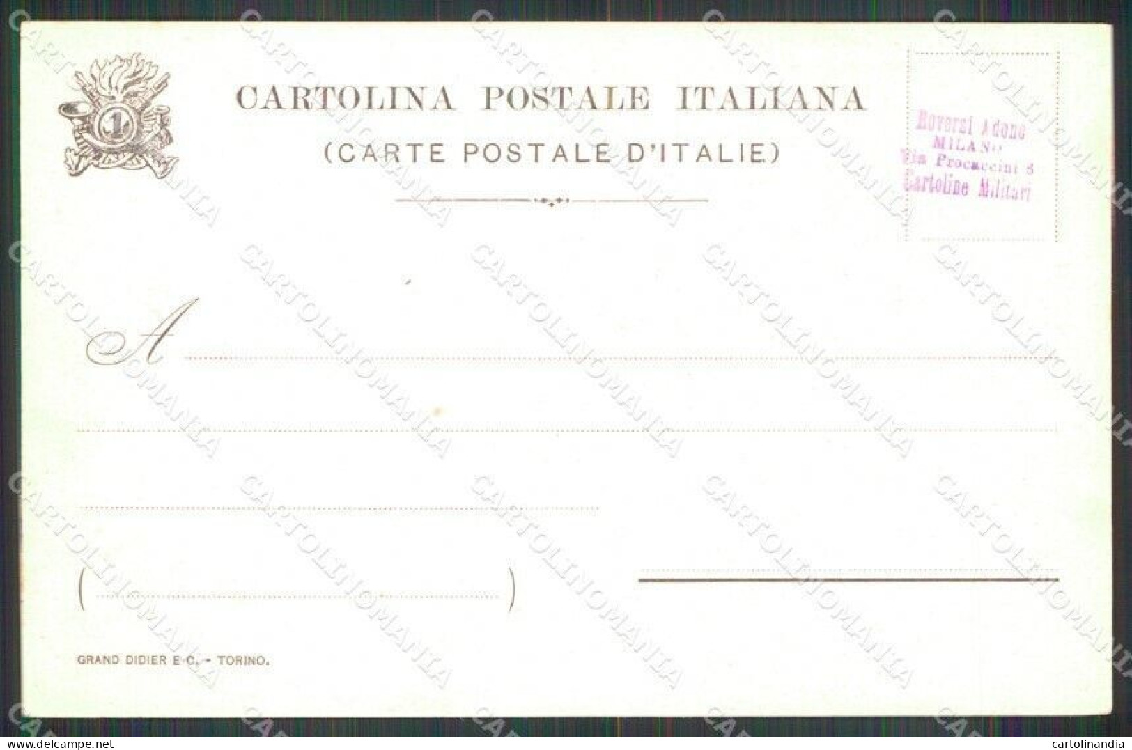 Pavia Palestro Battaglione Fanteria Bersaglieri PIEGHINA Cartolina MX2910 - Pavia