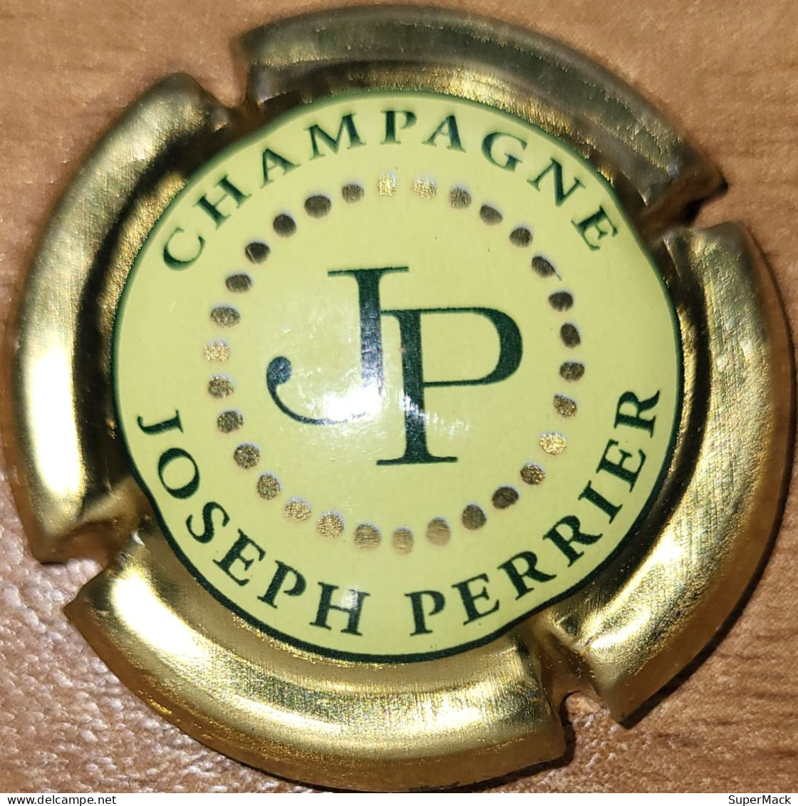 Capsule Champagne Joseph PERRIER Jaune Pâle & Or Nr 80 - Autres & Non Classés
