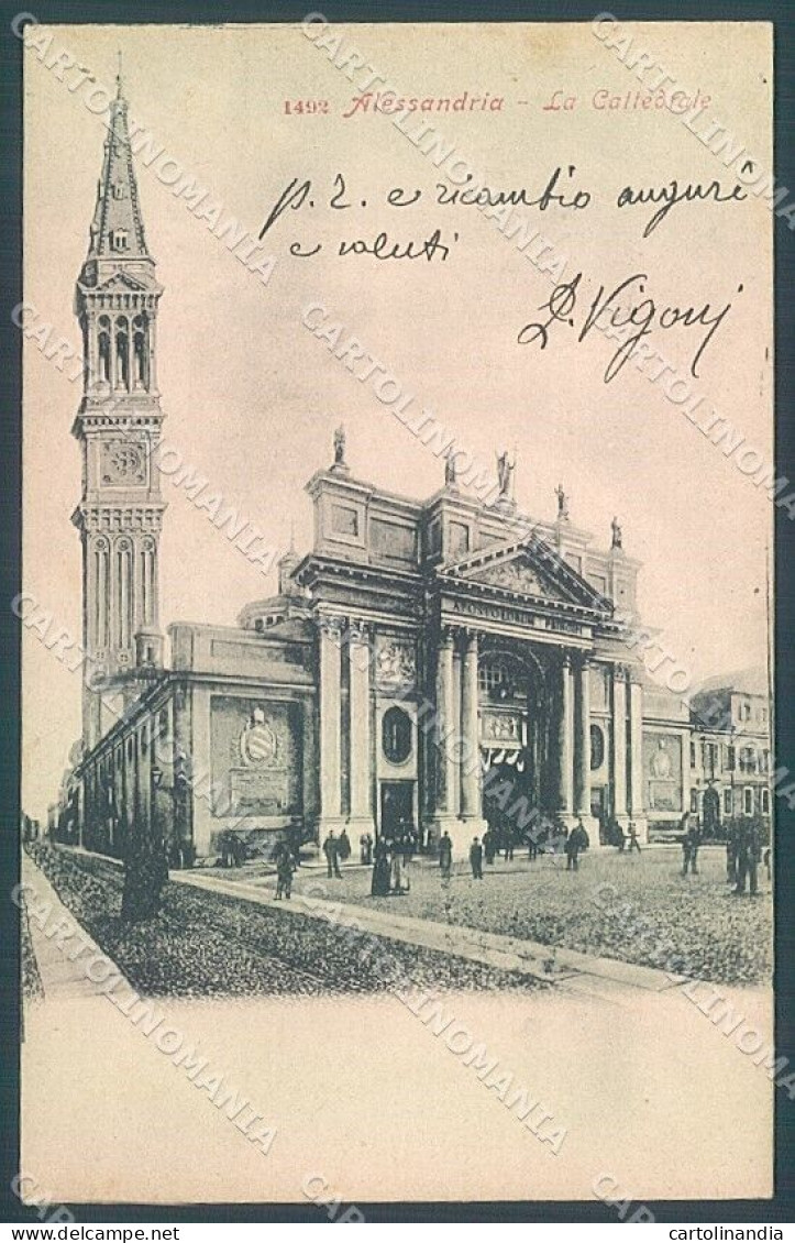 Alessandria Città Cattedrale Cartolina JK3665 - Alessandria