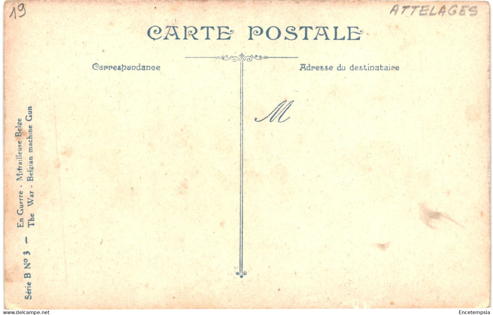 CPA Carte Postale Belgique En Guerre Mitrailleuses Belges Tirées Par Des Chiens VM79126 - Guerre 1914-18