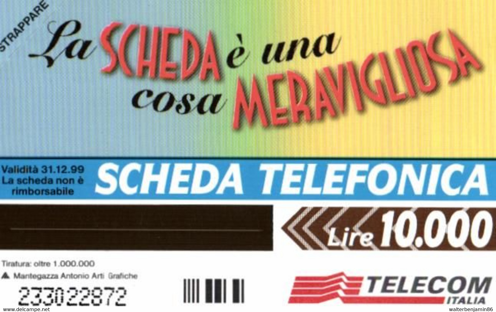 G 650 C&C 2726 SCHEDA TELEFONICA NUOVA MAGNETIZZATA CAMPAGNA TV AFFISSIONE - Openbaar Speciaal Over Herdenking