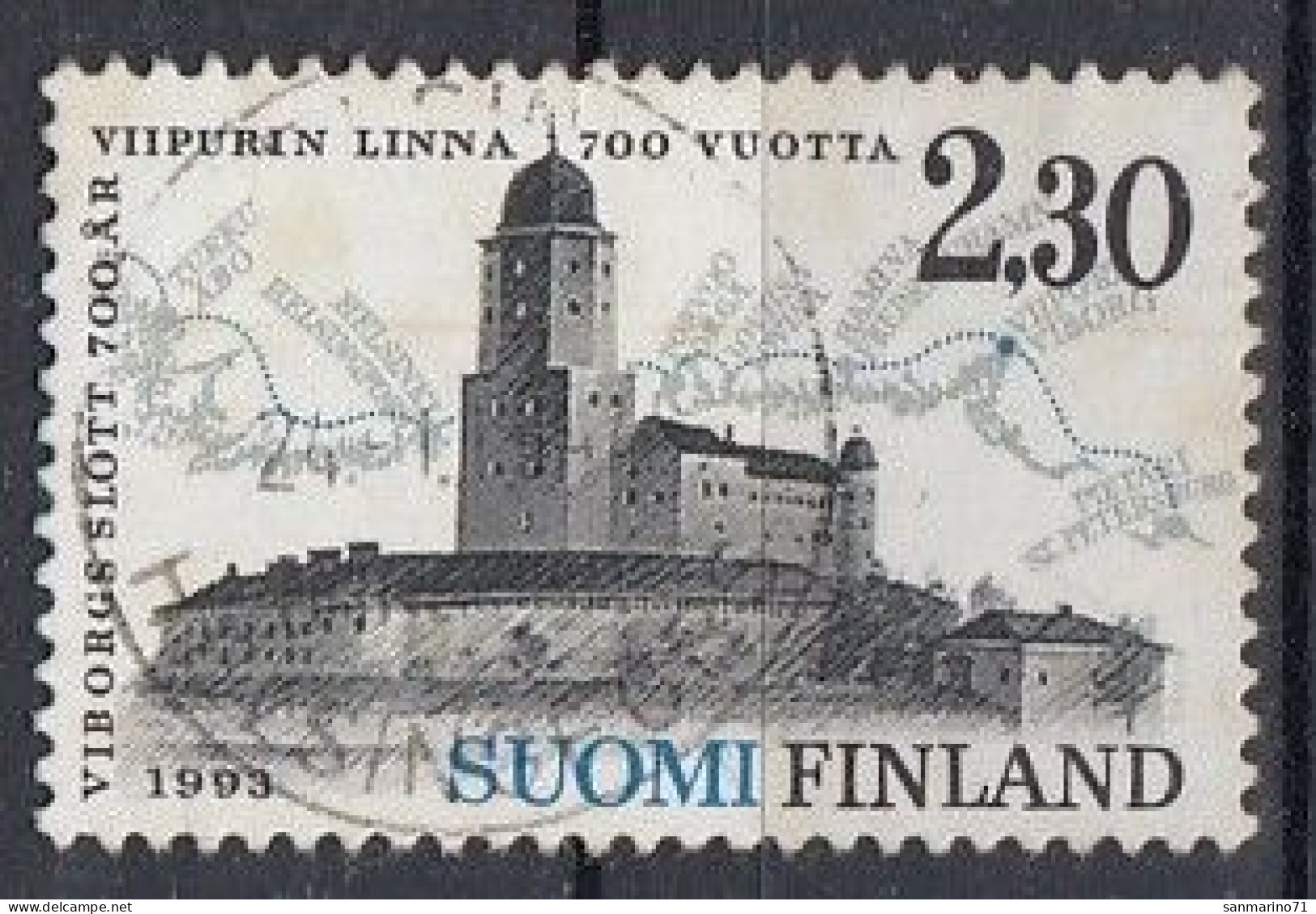 FINLAND 1209,used,falc Hinged - Gebruikt