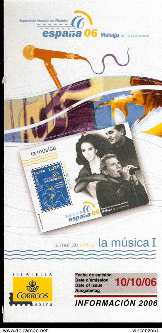 2006 Bollettino Bulletin Espana La Musica - Musique