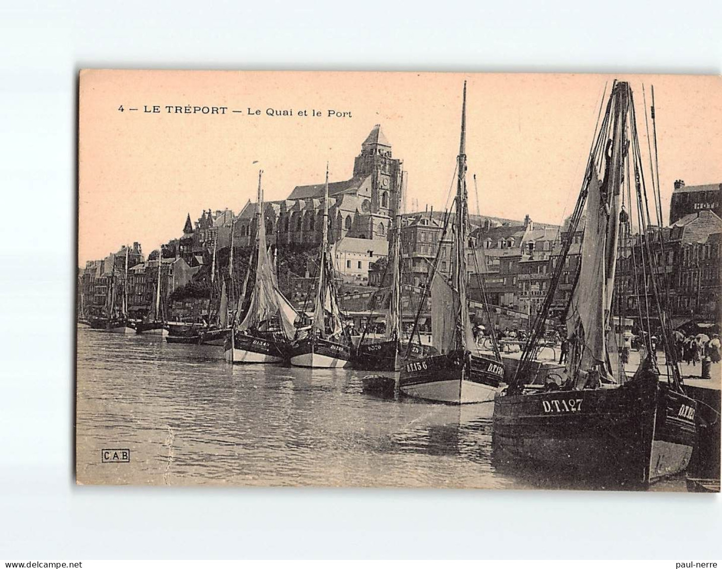 LE TREPORT : Le Quai Et Le Port - Très Bon état - Le Treport